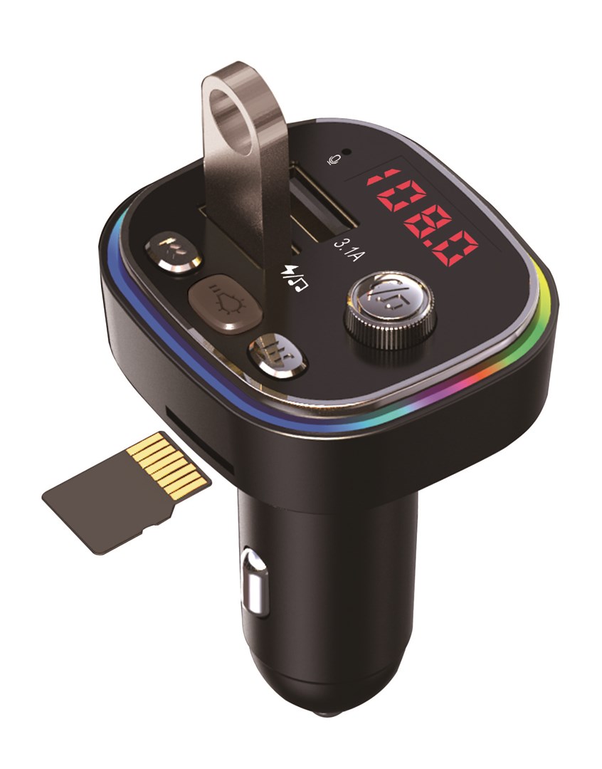 FM odašiljač VAKOSS TC-B439K (87.5 - 108 MHz, Bluetooth/USB) crna-4