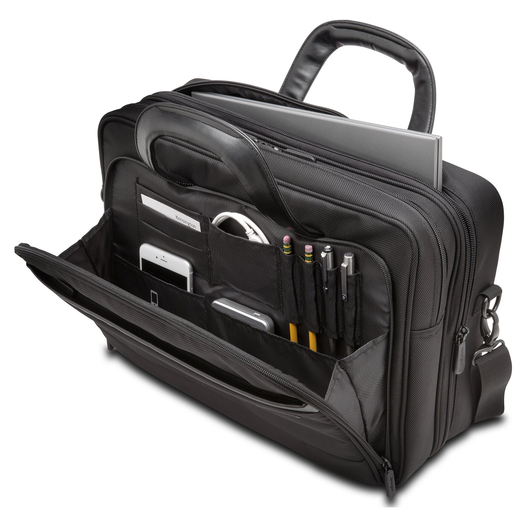 Torba KENSINGTON Contour™ 2.0 (15.6”, vodootporna, crna)-1