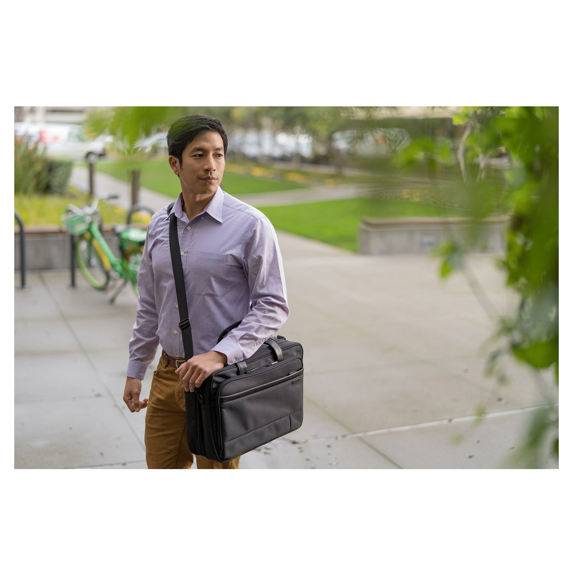 Torba KENSINGTON Contour™ 2.0 (15.6”, vodootporna, crna)-6