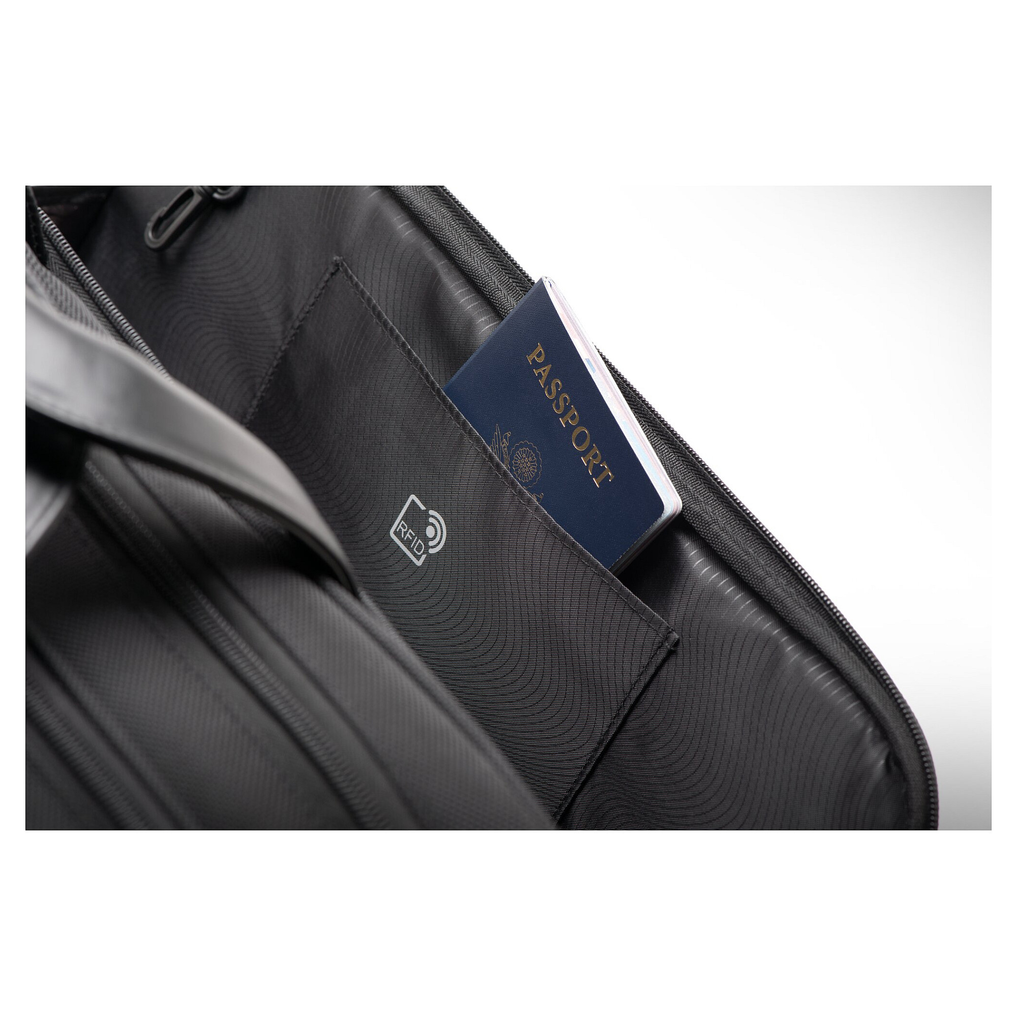 Torba KENSINGTON Contour™ 2.0 (15.6”, vodootporna, crna)-12