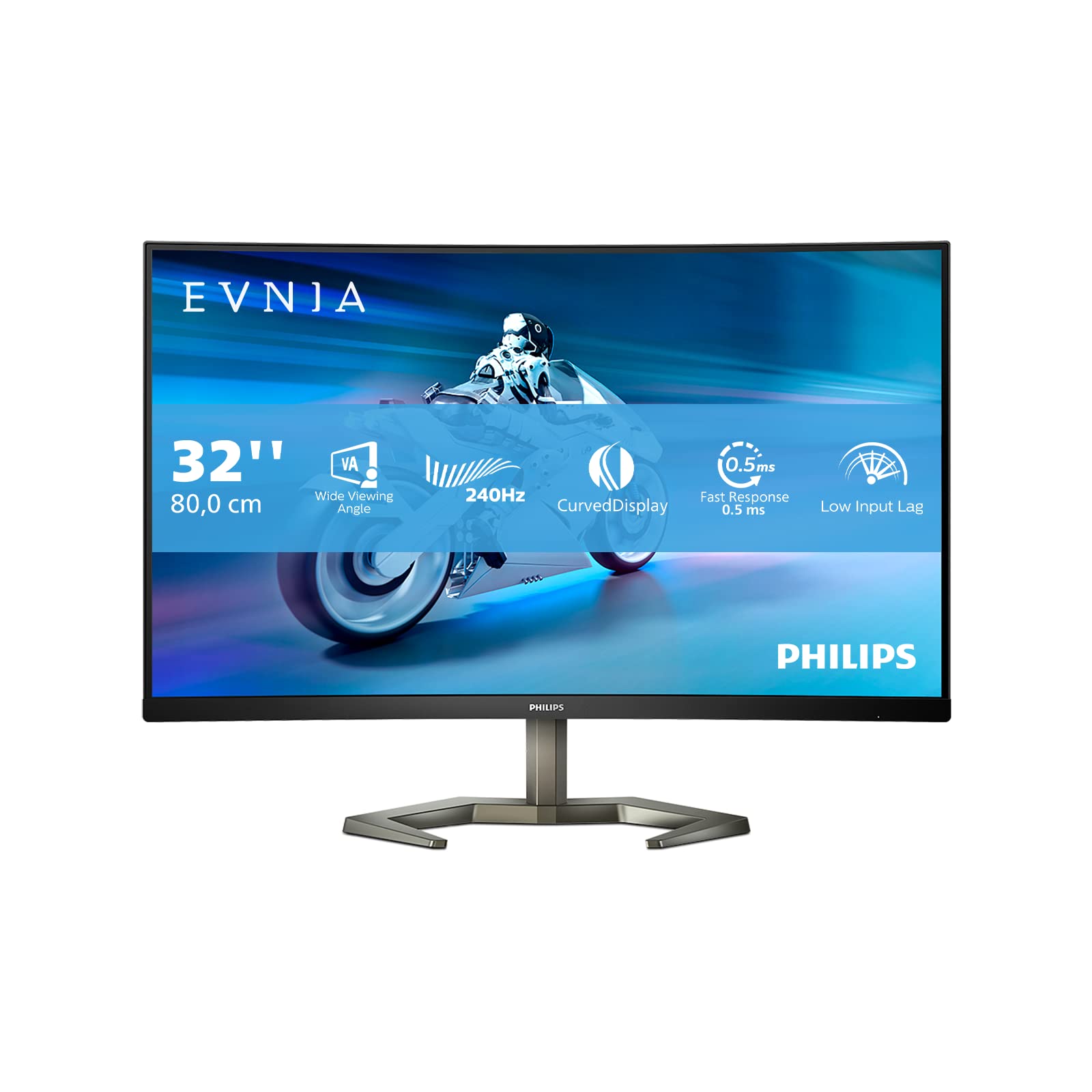 Monitor PHILIPS Momentum 32M1C5200W/00 80 cm (31.5") 1920 x 1080 pixels Full HD LCD crna-0