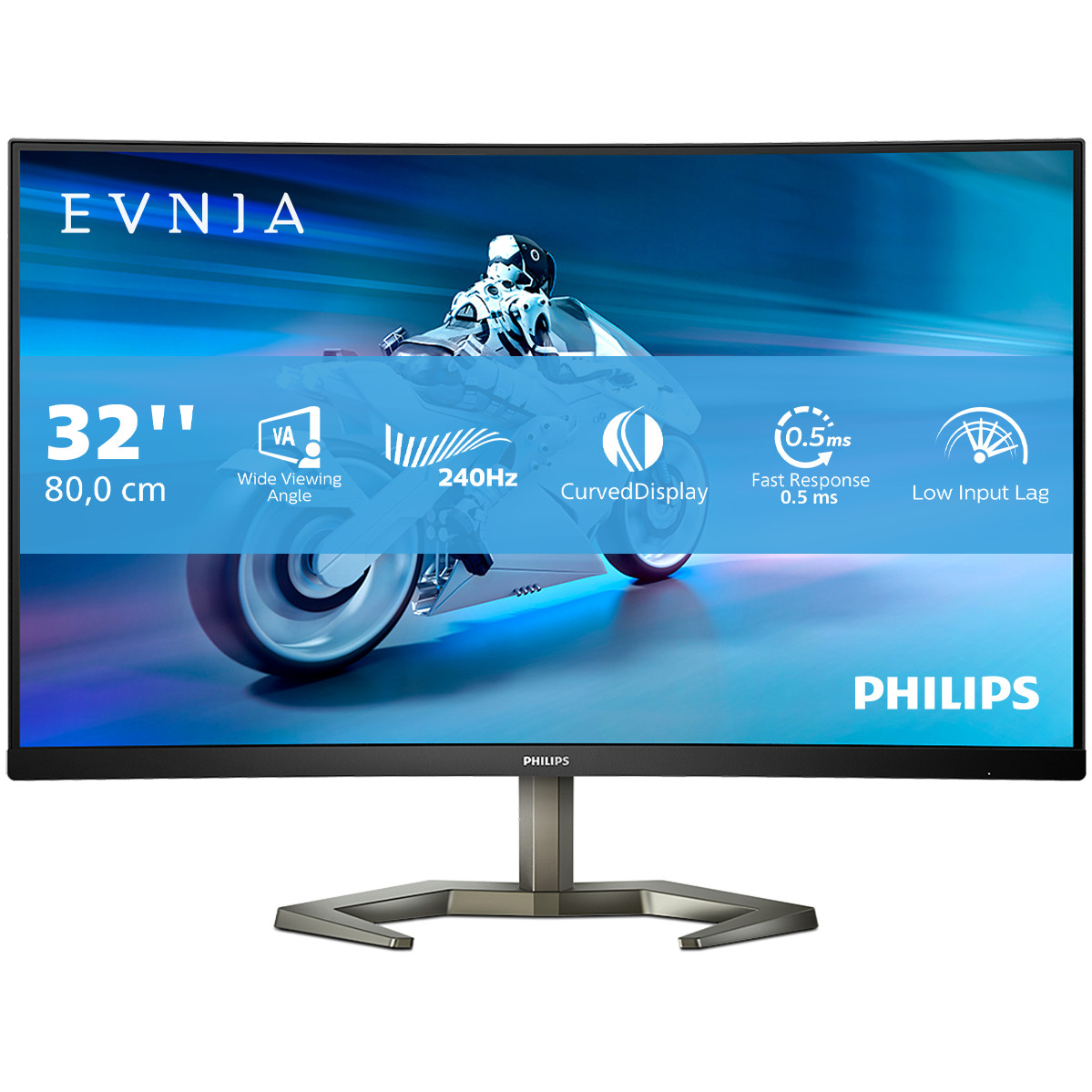Monitor PHILIPS Momentum 32M1C5200W/00 80 cm (31.5") 1920 x 1080 pixels Full HD LCD crna-2