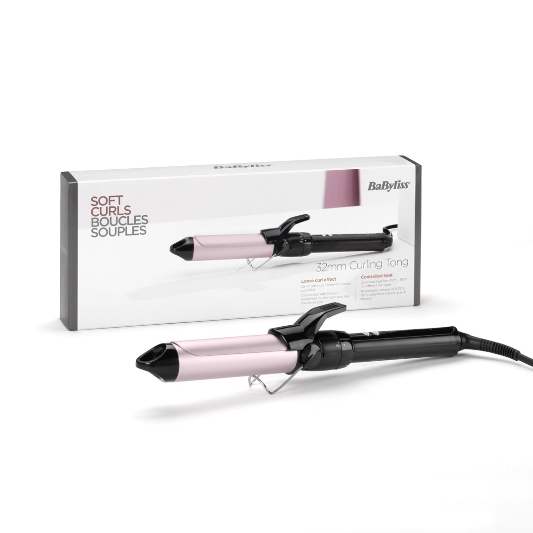 Aparat za uvijanje kose BABYLISS Pro 180 Sublim’Touch ST325E (25 mm cilindar, Sublim’Touch keramički premaz, 10 temperatura 110–180 °C, 360° rotacijska baza, crni)-2