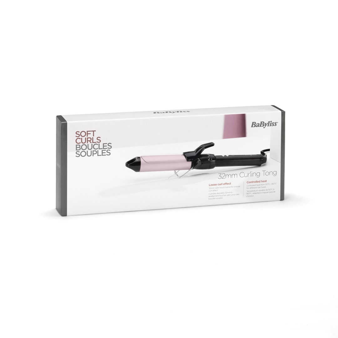 Aparat za uvijanje kose BABYLISS Pro 180 Sublim’Touch ST325E (25 mm cilindar, Sublim’Touch keramički premaz, 10 temperatura 110–180 °C, 360° rotacijska baza, crni)-3