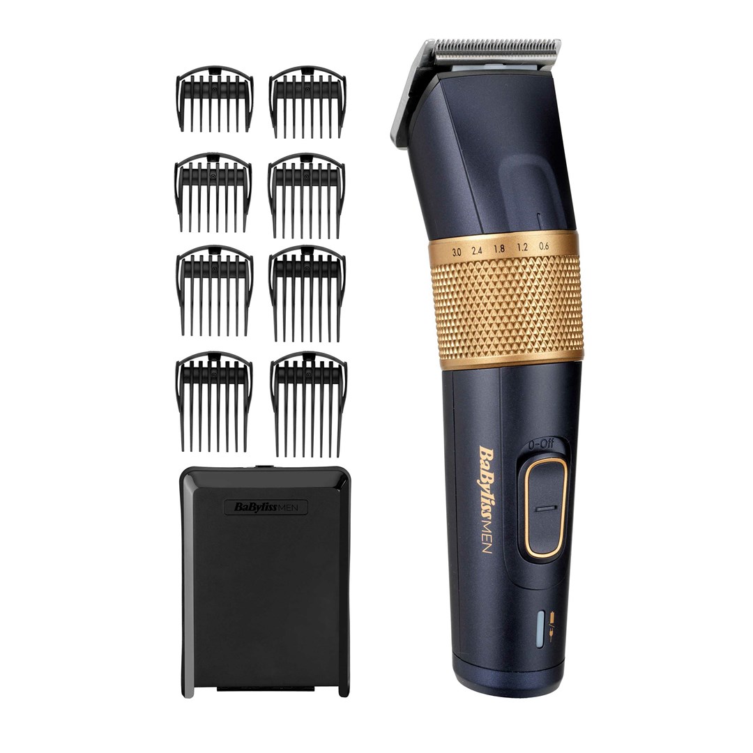 Trimer za kosu BABYLISS E986E (Titanijumske oštrice, Vodootporan, Vrijeme rada 160 min, Brzo punjenje, Crna)-6