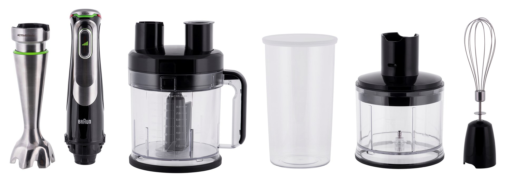 Štapni blender BRAUN MultiQuick 9 MQ 9195XLI (2 L, 1200 W, crni, nehrđajući čelik)-21