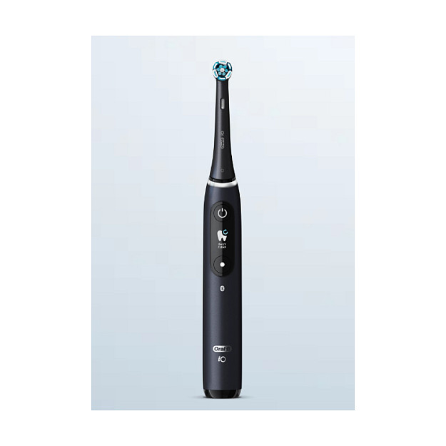 Toothbrush BRAUN 408567 (adult, rotating-oscillating toothbrush, OLED display, AI Brushing Recognition technology, pressure sensor, rechargeable, mobile app support)-0