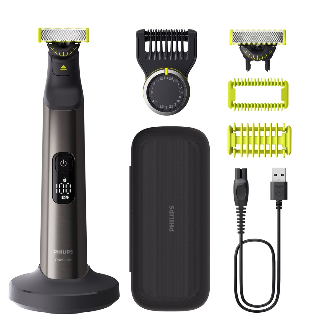 Uređaj za brijanje PHILIPS OneBlade Pro 360 QP6652/61 (rotirajuća glava 360°, 20 postavki duljine, vodootporan)-0