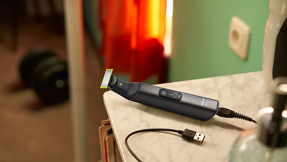 Uređaj za brijanje PHILIPS OneBlade Pro 360 QP6652/61 (rotirajuća glava 360°, 20 postavki duljine, vodootporan)-3