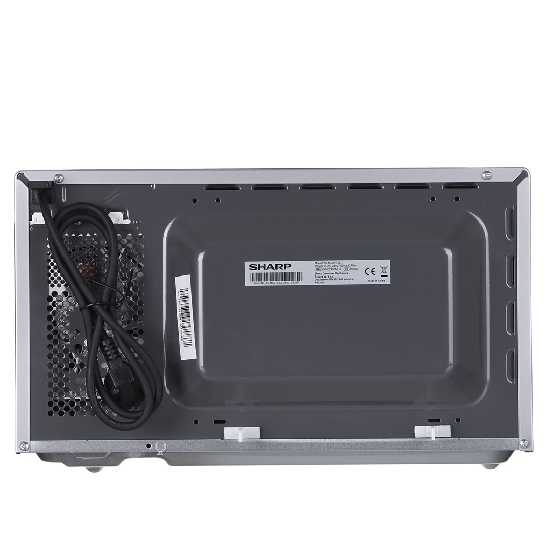 Mikrovalna pećnica SHARP Home Appliances YC-MG01E-S (samostojeća, kombinirana, 20 L, 800 W) crna, siva-5