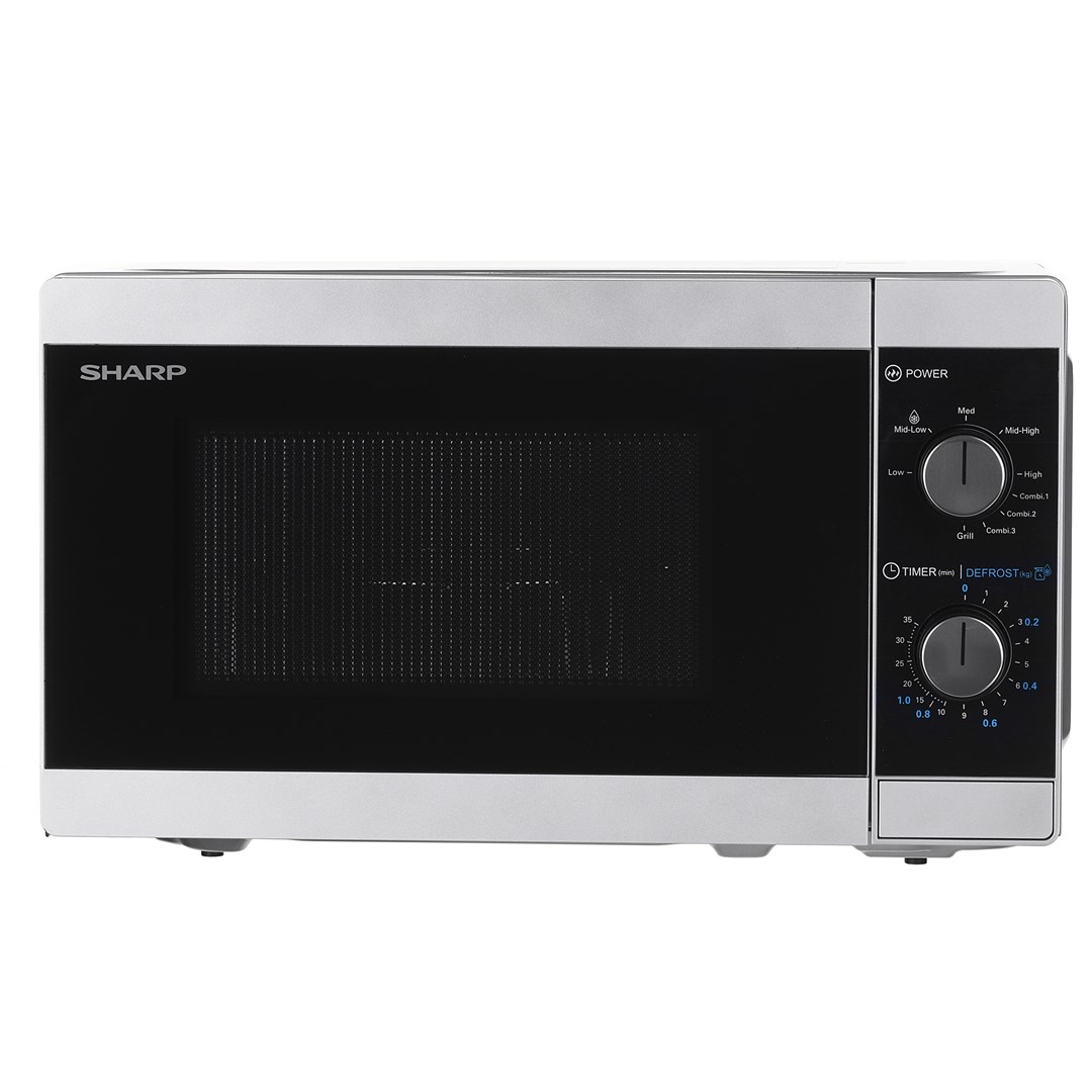 Mikrovalna pećnica SHARP Home Appliances YC-MG01E-S (samostojeća, kombinirana, 20 L, 800 W) crna, siva-2