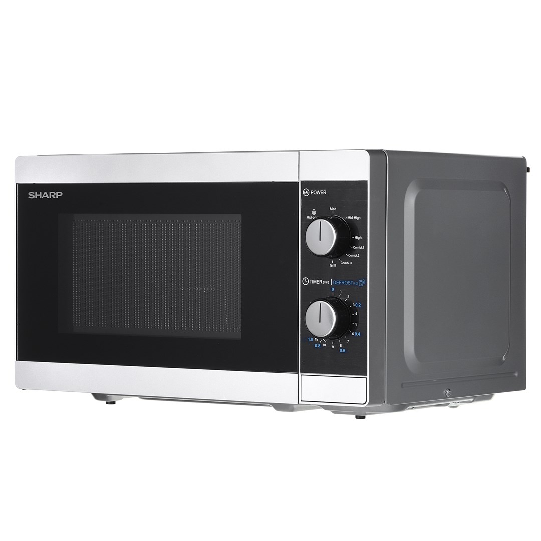 Mikrovalna pećnica SHARP Home Appliances YC-MG01E-S (samostojeća, kombinirana, 20 L, 800 W) crna, siva