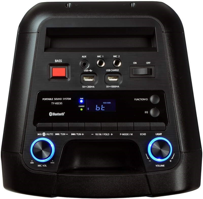 Party zvučnik TOSHIBA Ty-Asc66 (60W, Bluetooth, mikrofon, USB)-2