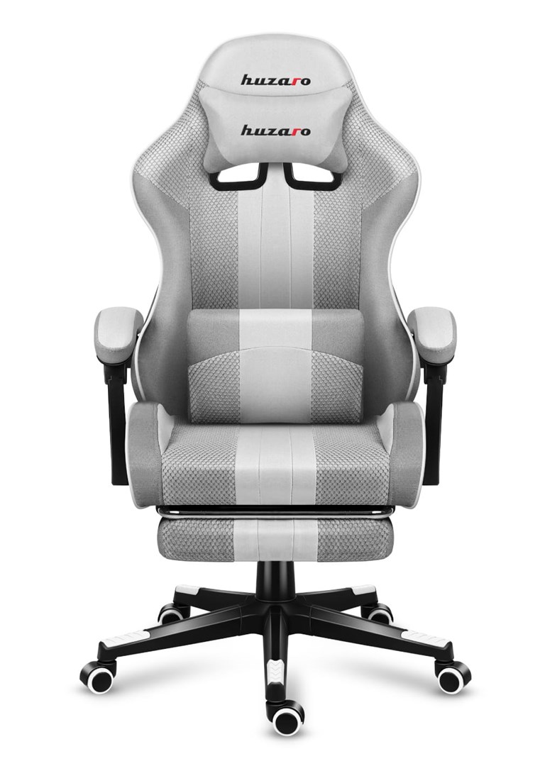 Gaming stolica HUZARO FORCE 4.7 sivo-bijela-1
