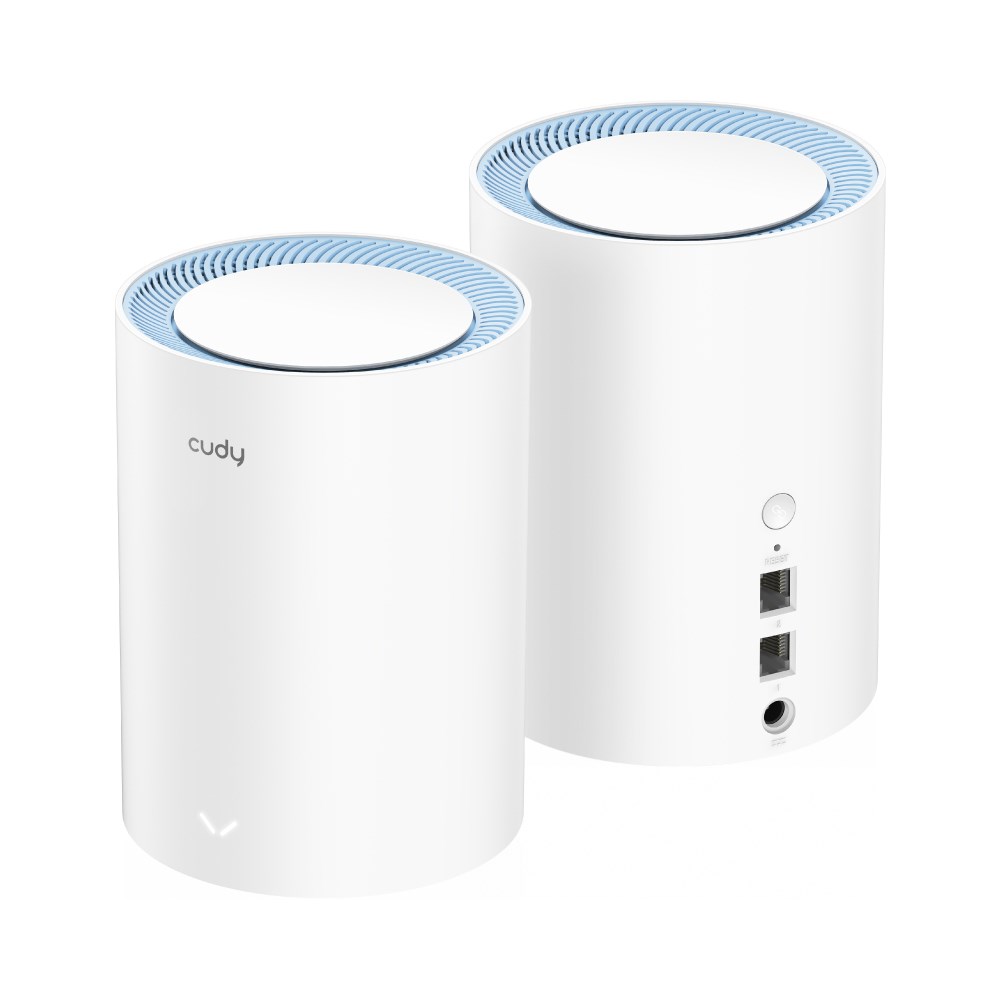 Cudy M1200 2-pack Dual-band (2.4 GHz / 5 GHz) Wi-Fi 5 (802.11ac) White 1 Internal-3
