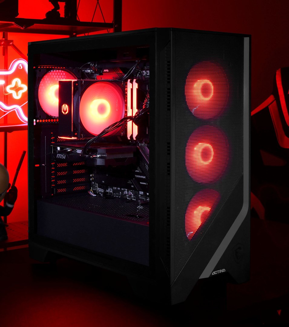 Računalo ACTINA 5901443406105 (AMD Ryzen™ 7 7700, 32 GB DDR5-SDRAM, 1 TB SSD, AMD Radeon RX 7700 XT, Midi Tower Black)-9