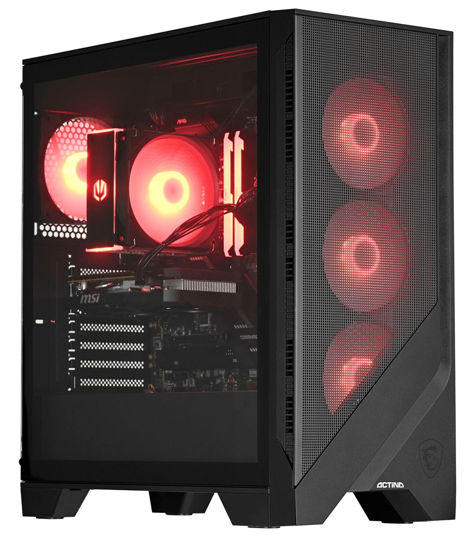 Actina 5901443406129 PC AMD Ryzen™ 7 7700 32 GB DDR5-SDRAM 1 TB SSD AMD Radeon RX 7800 XT Midi Tower Black-0