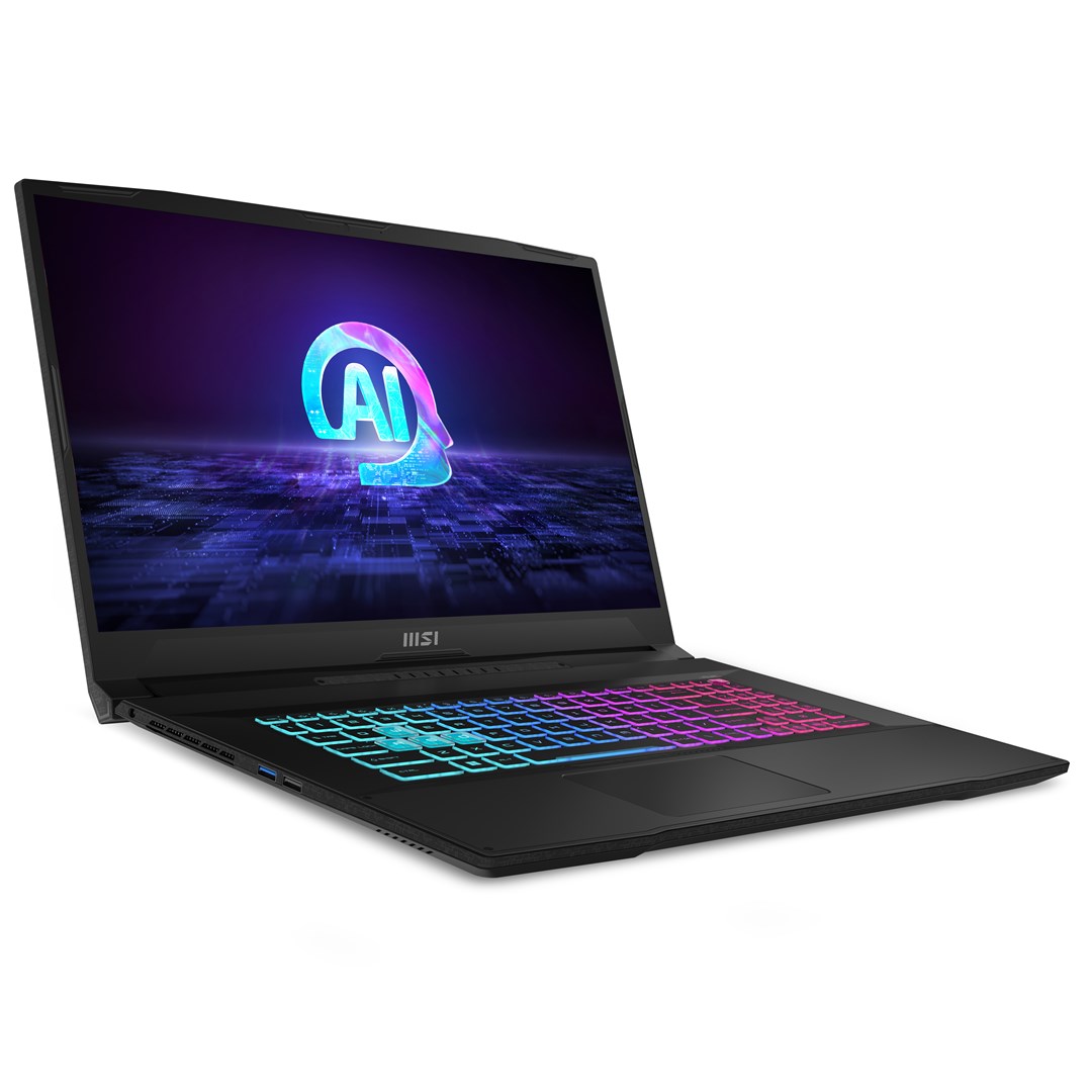 Laptop MSI Katana A17 AI B8VF-1004XPL (17,3” IPS FHD, AMD Ryzen 7 8845HS, 16GB RAM, 1TB SSD, GeForce RTX 4060, NoOS) crni + POKLON TORBA i MIŠ-1