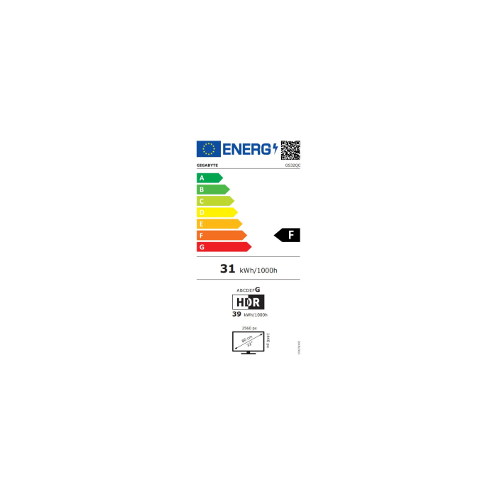 Monitor GIGABYTE GS32QC (31.5" VA, 165 Hz, 2560 x 1440 QHD LCD) crna-7