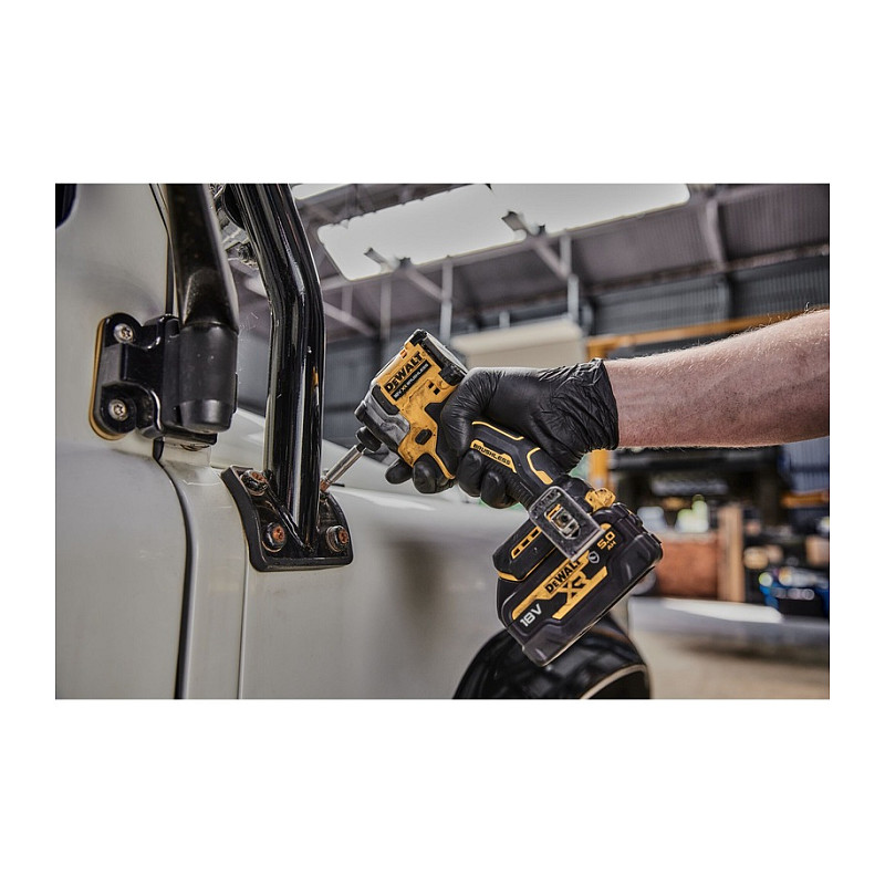 Odvrtač/udarni odvrtač DEWALT DCF850N-XJ (1/4", 18V) crni žuti-3