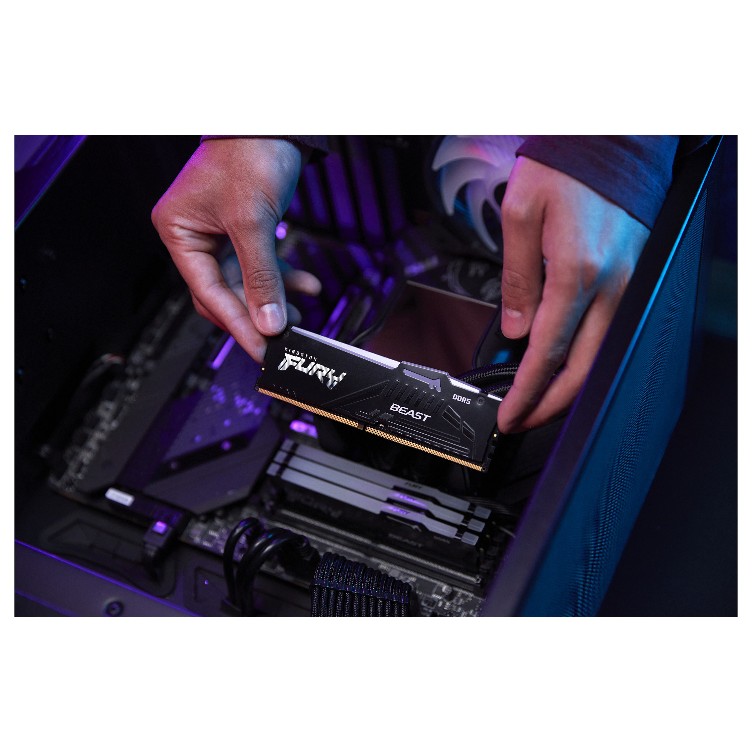 RAM KINGSTON FURY Beast 16GB 6000MT/s DDR5 CL36 DIMM (kit of 2, latencija cl36, napajanje 1,35v)-10