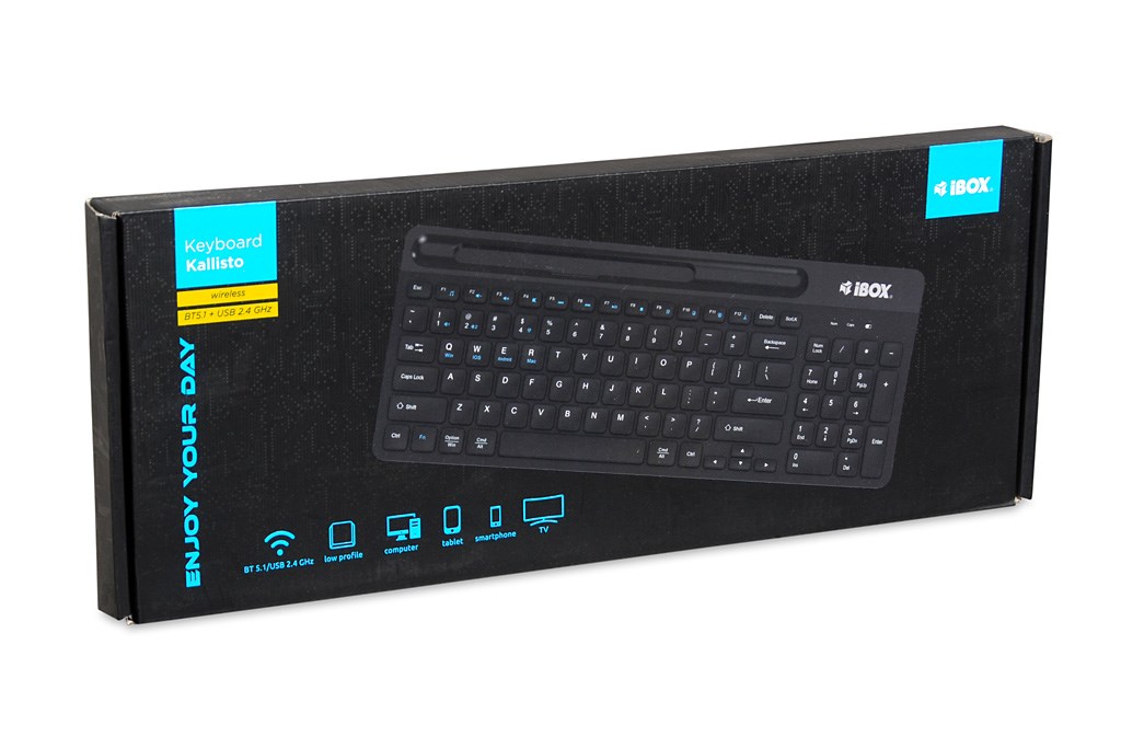 IBOX Kallisto BT/2.4GHZ Wireless Keyboard – internacionalna non HR tipkovnica-4