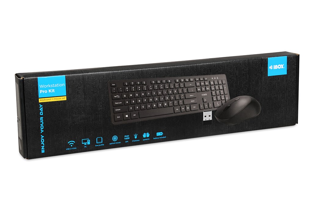 Bežična tipkovnica i miš iBOX Workstation Pro Kit-7