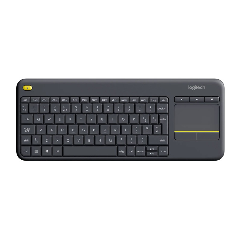 Logitech K400 Plus keyboard RF Wireless Dutch crna – internacionalna non HR tipkovnica-9