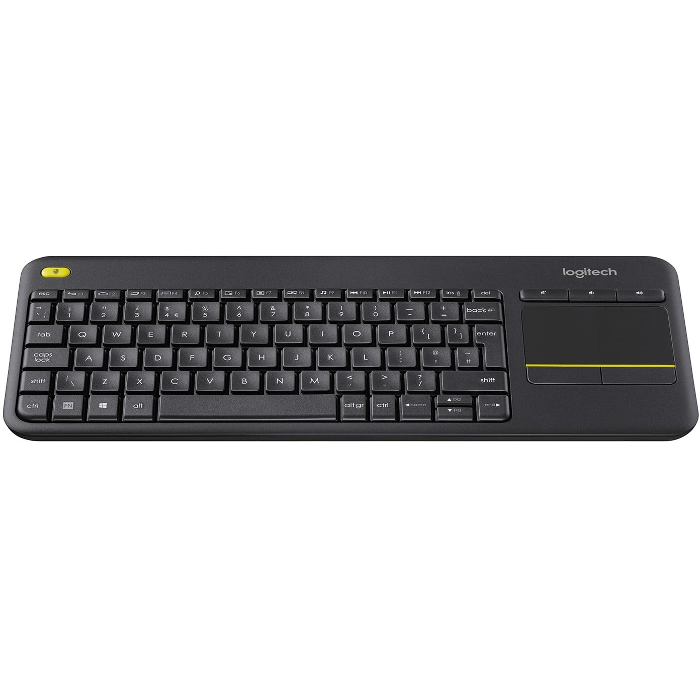Logitech K400 Plus keyboard RF Wireless Dutch crna – internacionalna non HR tipkovnica-7