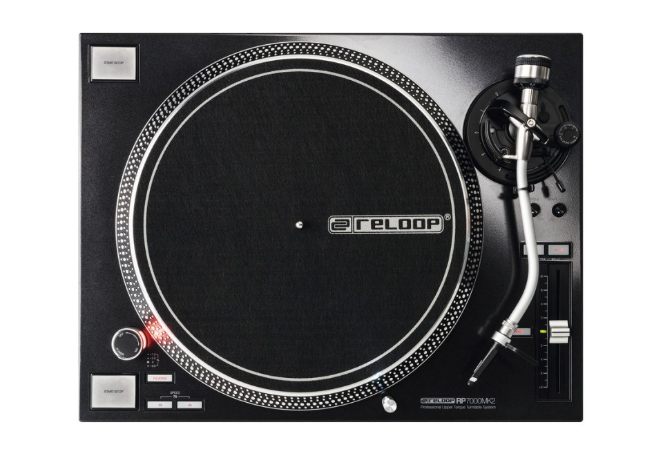 DJ gramofon RELOOP RP-7000 MK2 crna boja