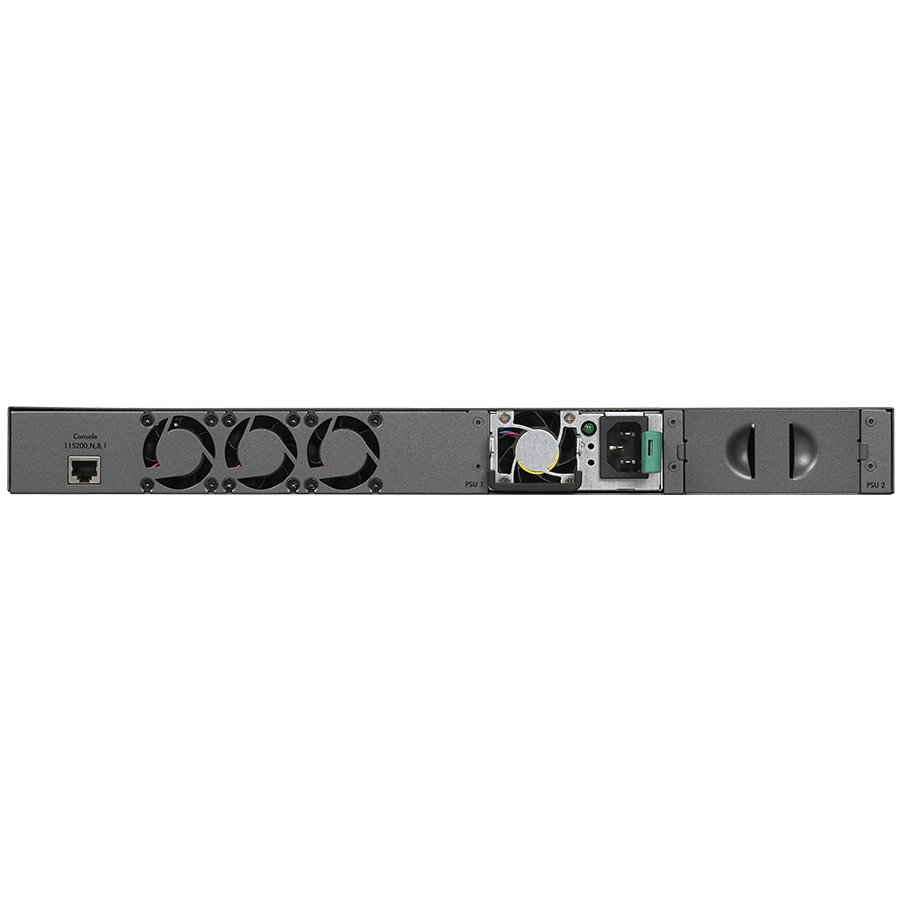 Prekidač NETGEAR M4300-28G-POE+ (bruto težina 21 kg, instalirana memorija 256 MB, veličina MAC adrese 16K, upravljačka vrata 1 (RJ-45), maksimalna potrošnja 1000 W, montaža rackmount, protokoli IPv4 IPv6 HTTPS Telnet SNMP MLDv1 RMON SSH, standardi IEEE 802.3ad IEEE 802.1AX, značajke Radius/TACACS+ PoE+, broj portova 28, USB 1 (4-pin USB (type A)), jamstvo 99999 mjeseci)-3