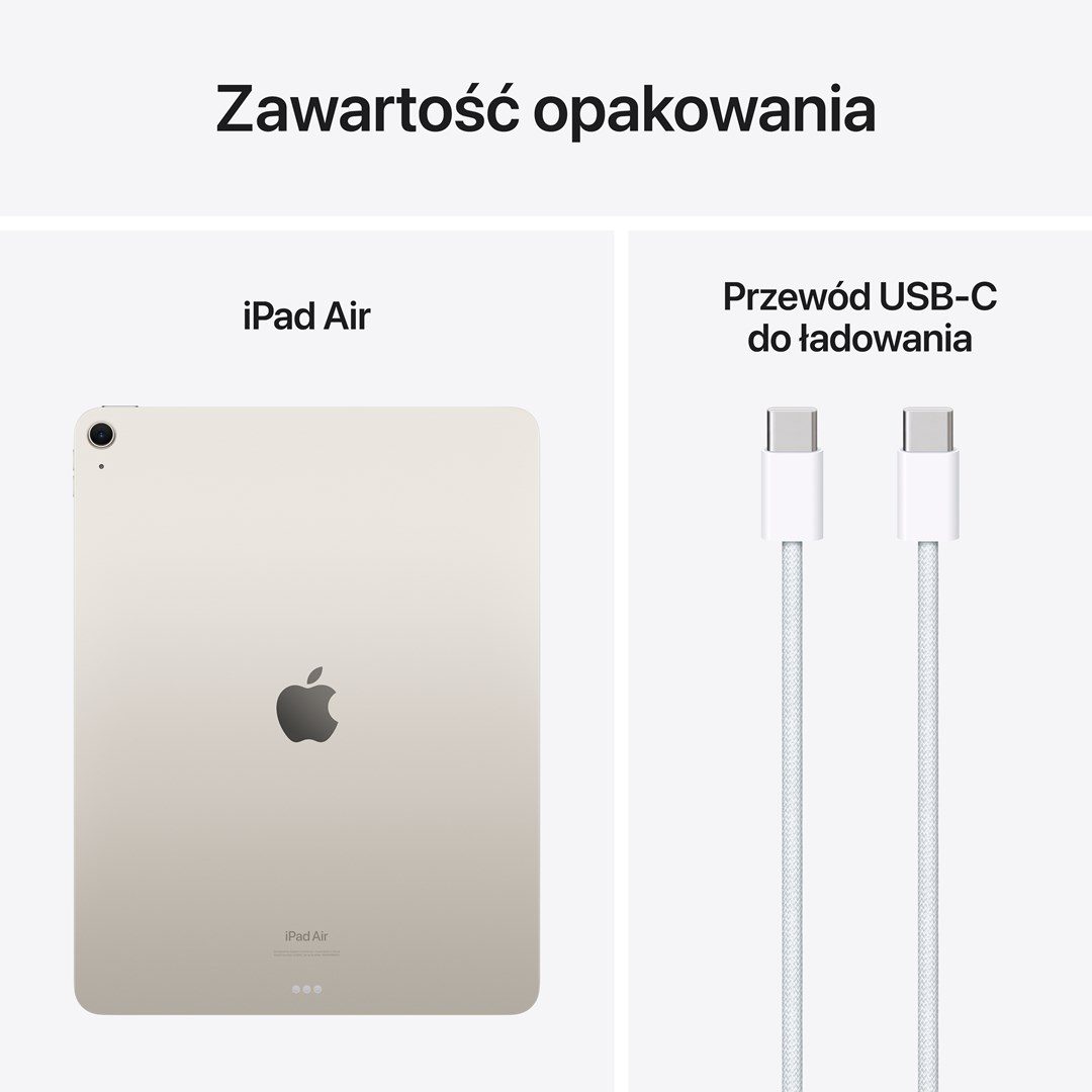Tablet APPLE iPad Air 6 2024 (13", WiFi, 128GB, Starlight) - MV293HC/A-8