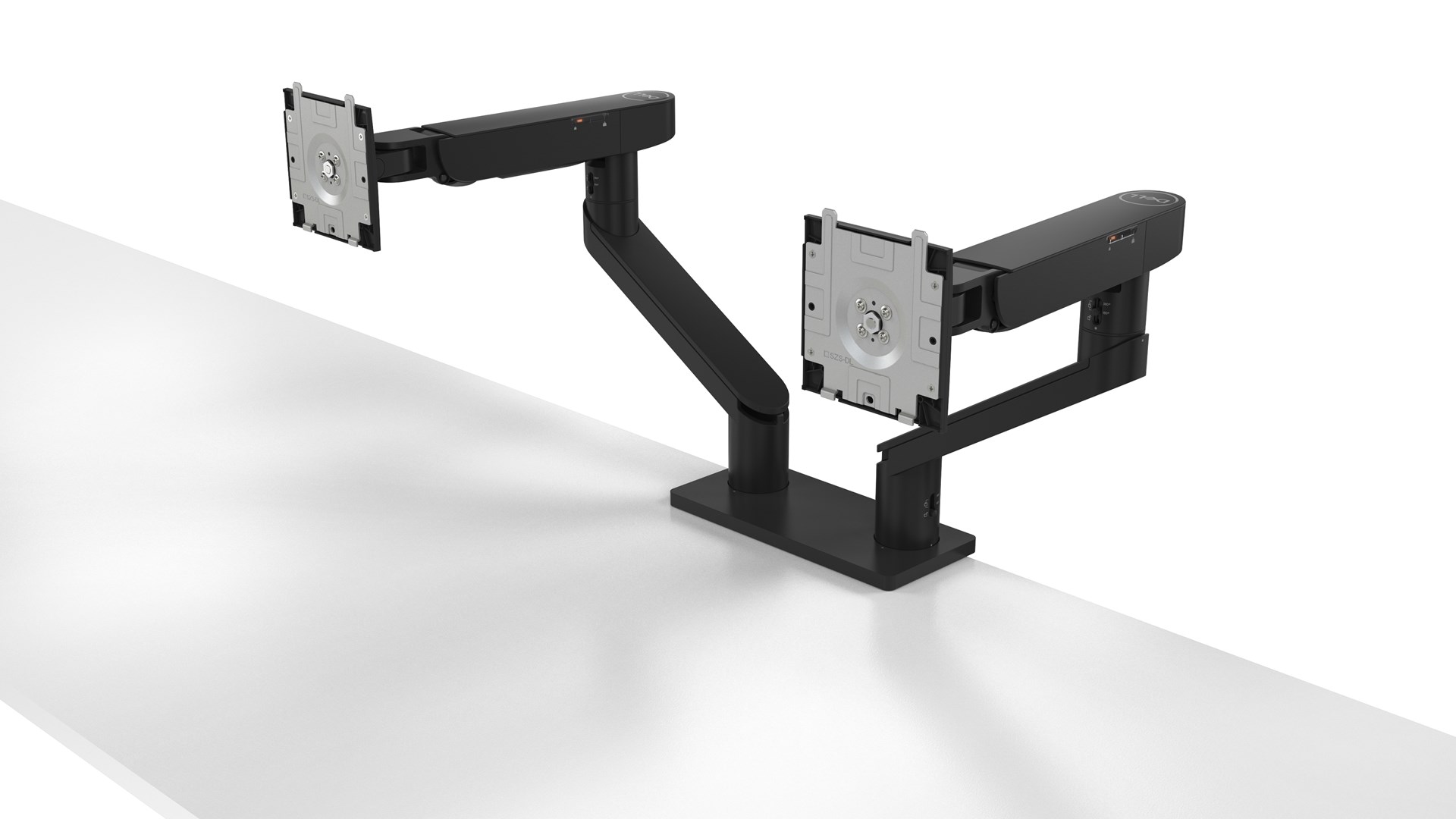 Držač monitora DELL Dual Monitor Arm MDA20 (podržava 2 monitora, crna boja)-0