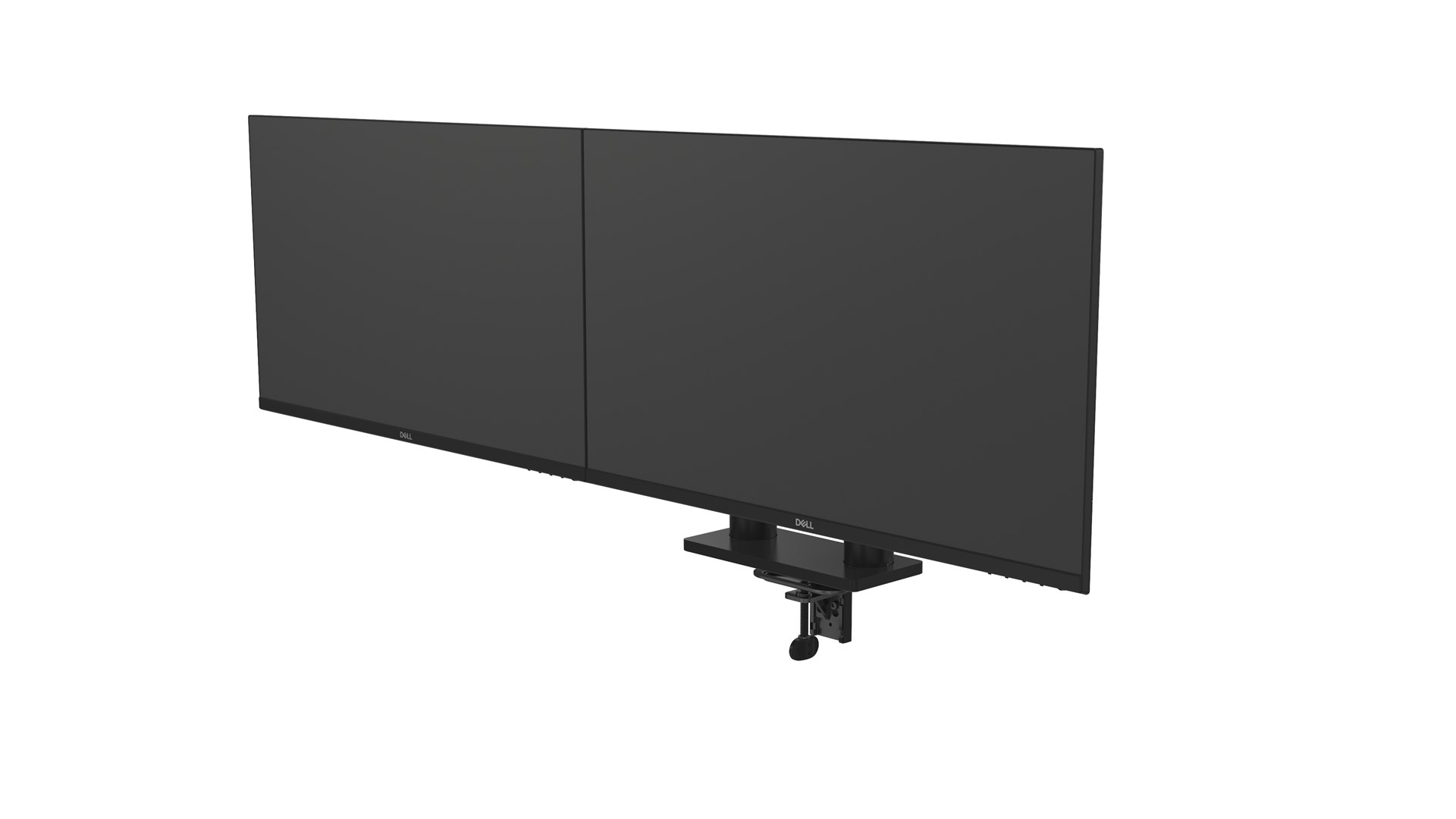 Držač monitora DELL Dual Monitor Arm MDA20 (podržava 2 monitora, crna boja)-1