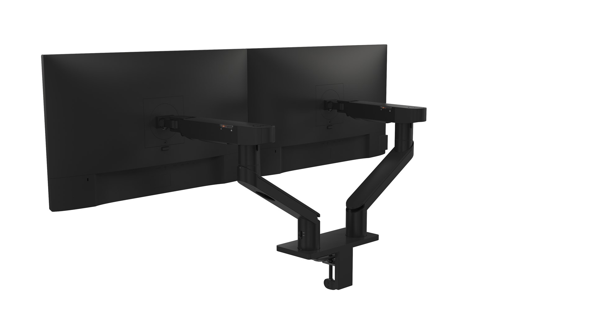 Držač monitora DELL Dual Monitor Arm MDA20 (podržava 2 monitora, crna boja)-3