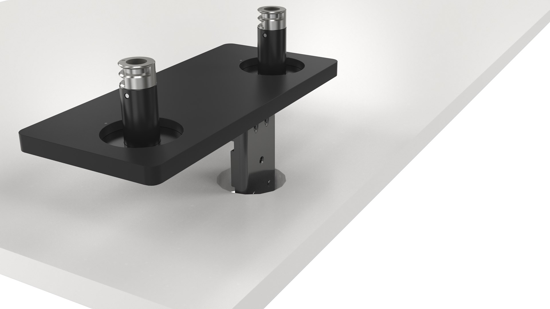 Držač monitora DELL Dual Monitor Arm MDA20 (podržava 2 monitora, crna boja)-8
