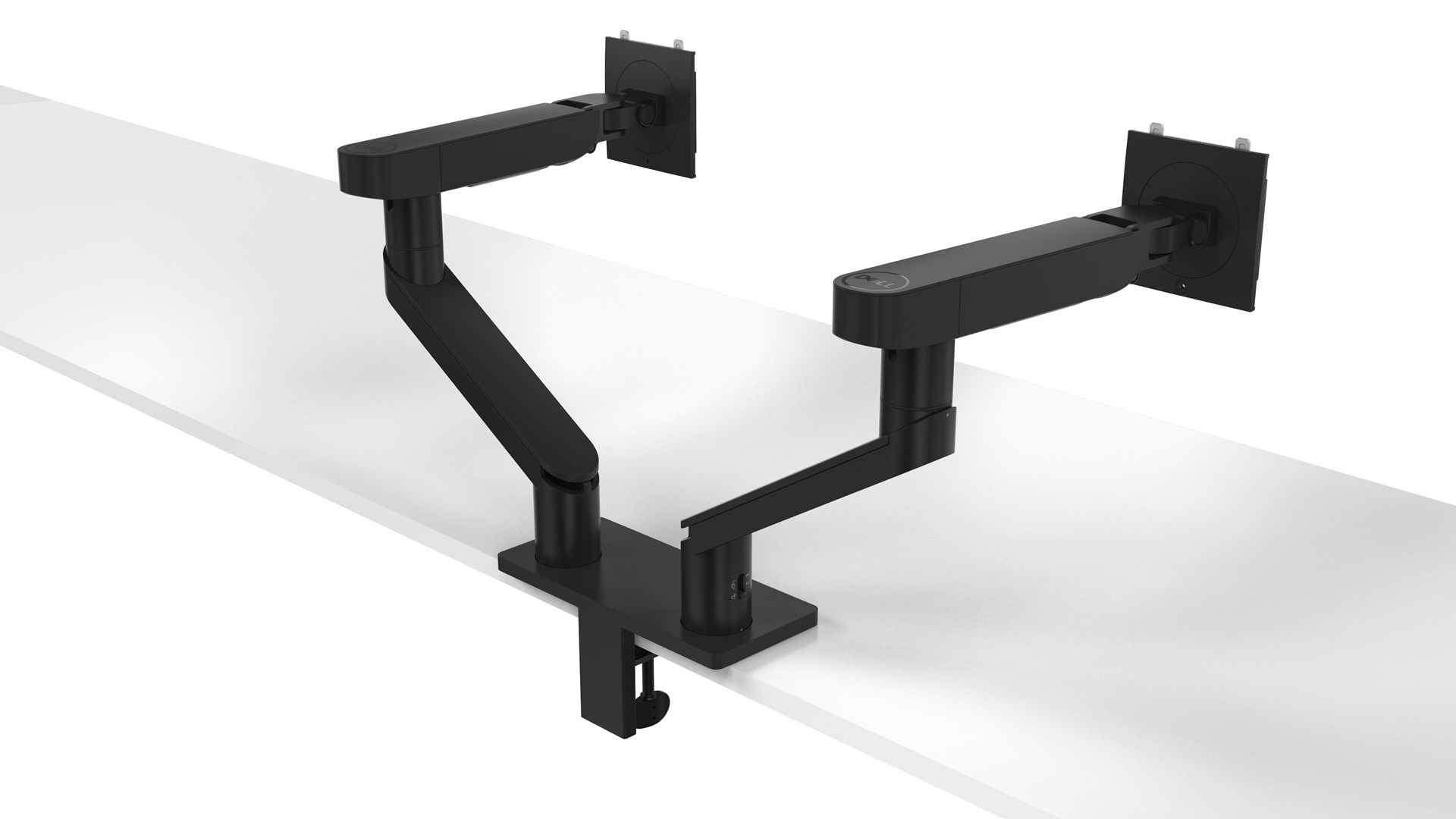 Držač monitora DELL Dual Monitor Arm MDA20 (podržava 2 monitora, crna boja)-6