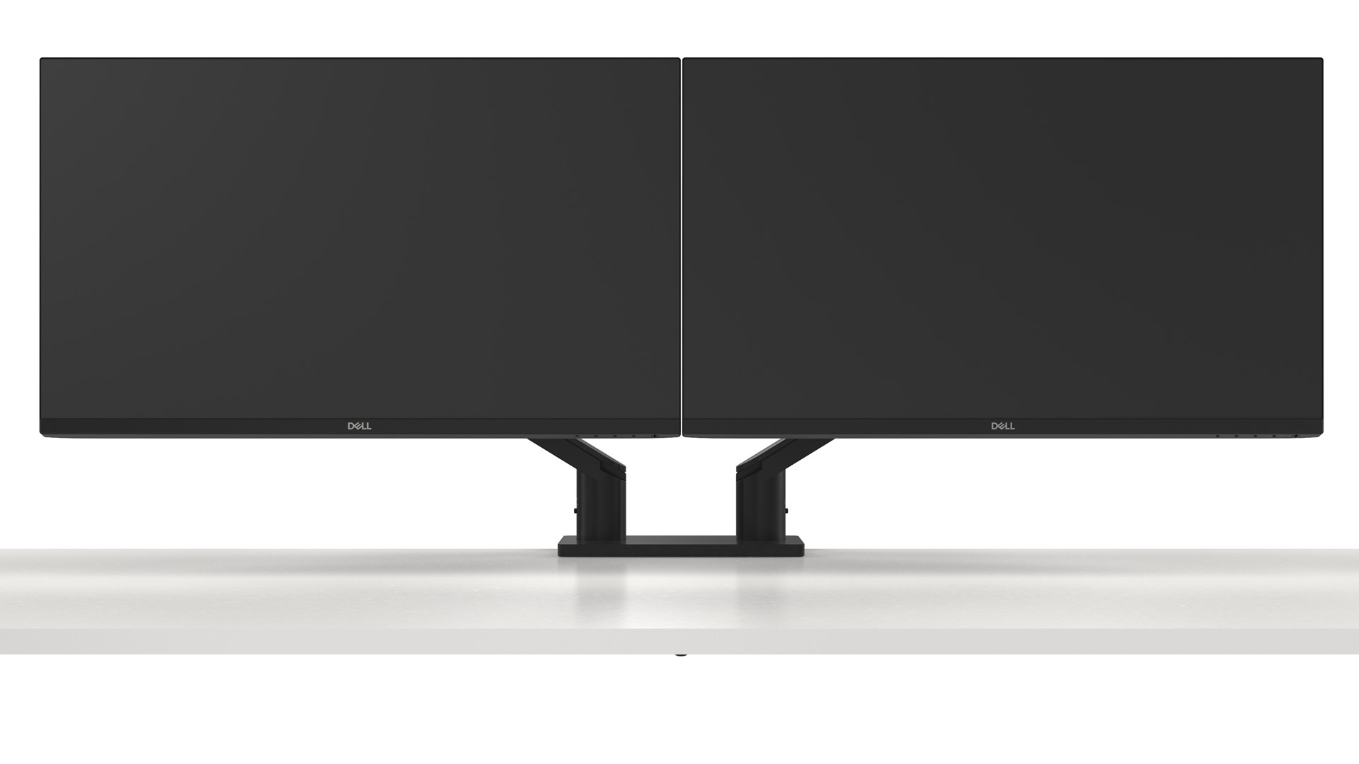 Držač monitora DELL Dual Monitor Arm MDA20 (podržava 2 monitora, crna boja)-14