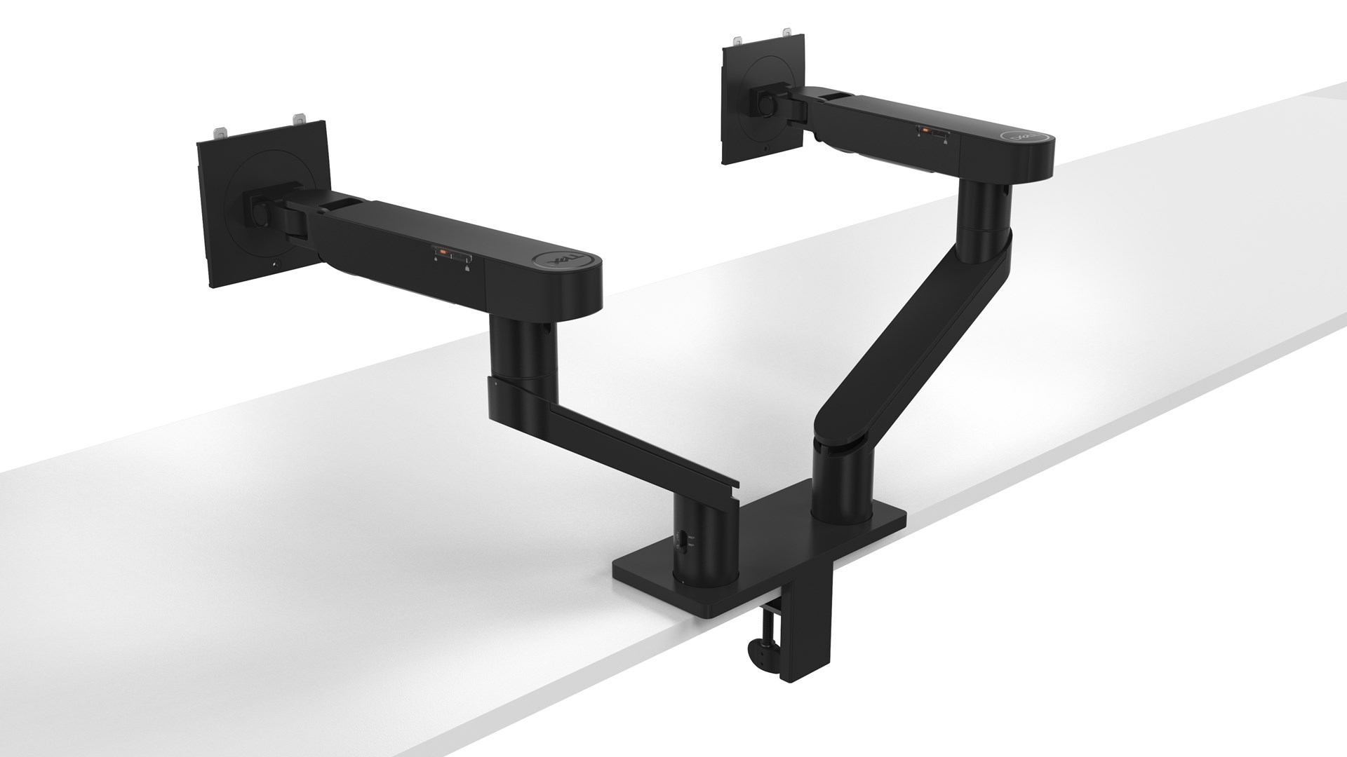 Držač monitora DELL Dual Monitor Arm MDA20 (podržava 2 monitora, crna boja)-7