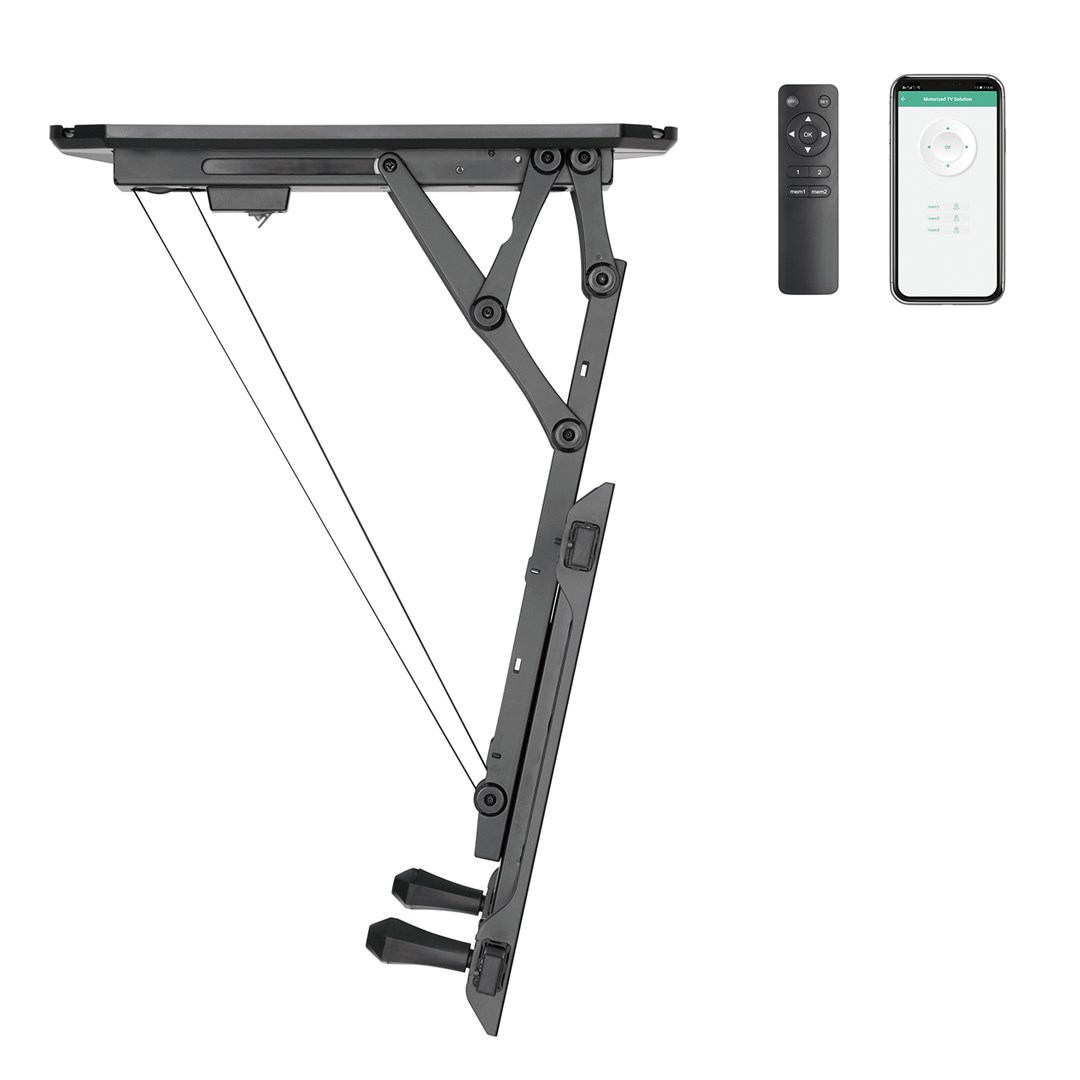 Maclean MC-880T Električni Stropni Nosač za TV 32"-70", 35kg, VESA 600x400, Tuya-2