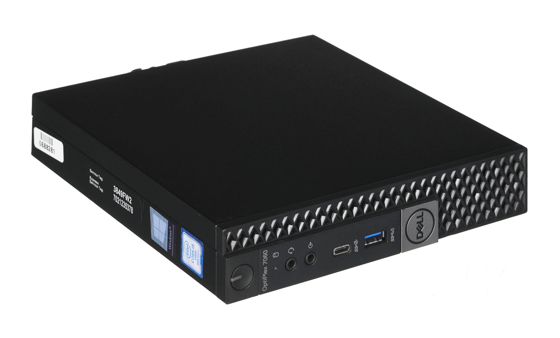 Stolno računalo DELL OptiPlex 7060 mSFF Intel Core i5-8500 16GB RAM 256GB SSD Intel UHD Graphics 630 Win 11 Pro crno - KORIŠTENO-2