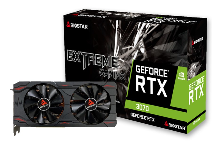 Grafička kartica BIOSTAR GeForce RTX 3070 (8gb gddr6, 2 ventilatora)-0