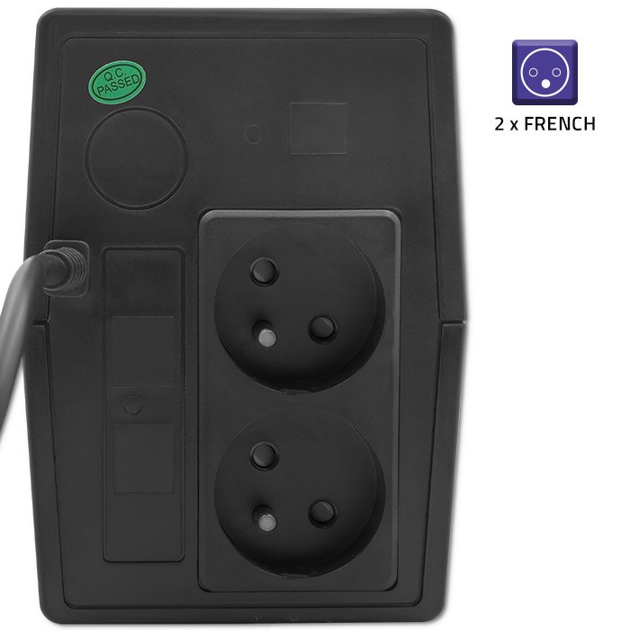 UPS QOLTEC 53773 Line-Interactive 0.85 kVA 480 W 1 AC outlet-9