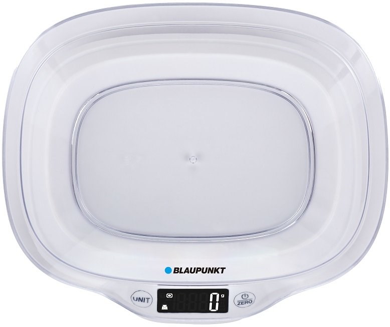 Kuhinjska vaga BLAUPUNKT FKS501 (maksimalno opterećenje 5 kg, točnost 1 g, AAA baterije, bijela)-1