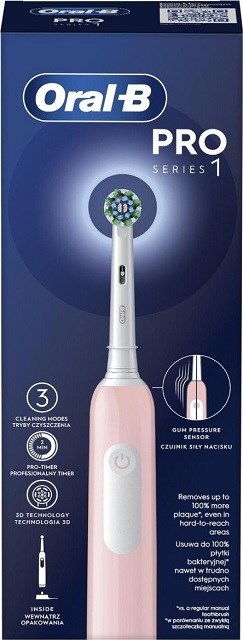 Električna četkica za zube ORAL-B PRO 1 (Pink)-2