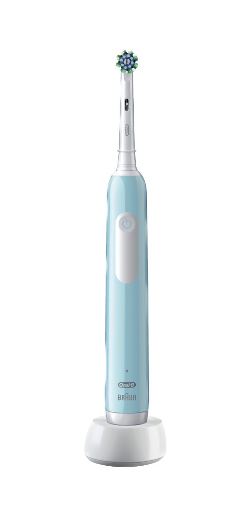 Električna četkica za zube BRAUN Oral-B PRO1 (namjena odrasli, boja plava, način pranja zuba osjetljivo, broj načina pranja zuba 3, oblik četkice okrugla, tip četkice rotirajuća)-3