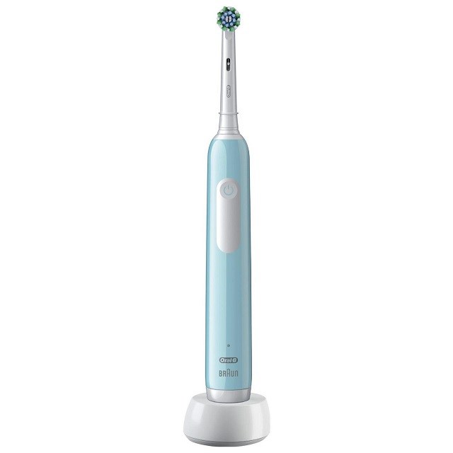 Električna četkica za zube BRAUN Oral-B PRO1 (namjena odrasli, boja plava, način pranja zuba osjetljivo, broj načina pranja zuba 3, oblik četkice okrugla, tip četkice rotirajuća)