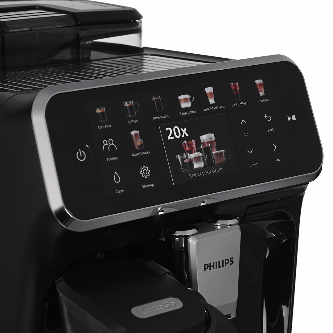 Aparat za kavu PHILIPS EP5541/50 5500 SERIES LatteGo (1,8 l, 15 bar, mlaznica za mlijeko, crni)-14