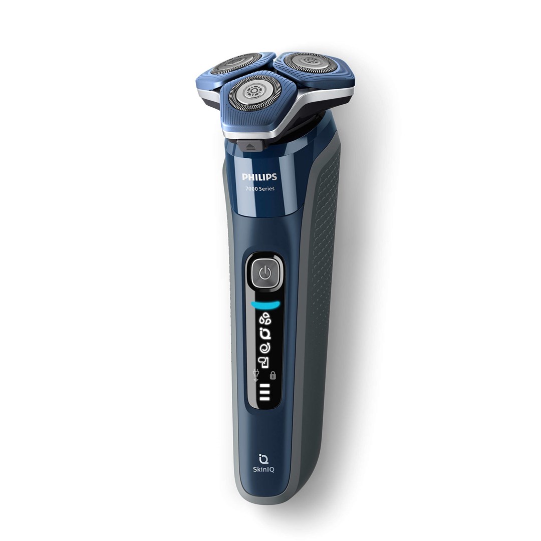 Philips SHAVER Series 7000 S7885/50 men's shaver Rotation shaver Trimmer Black, Blue-1