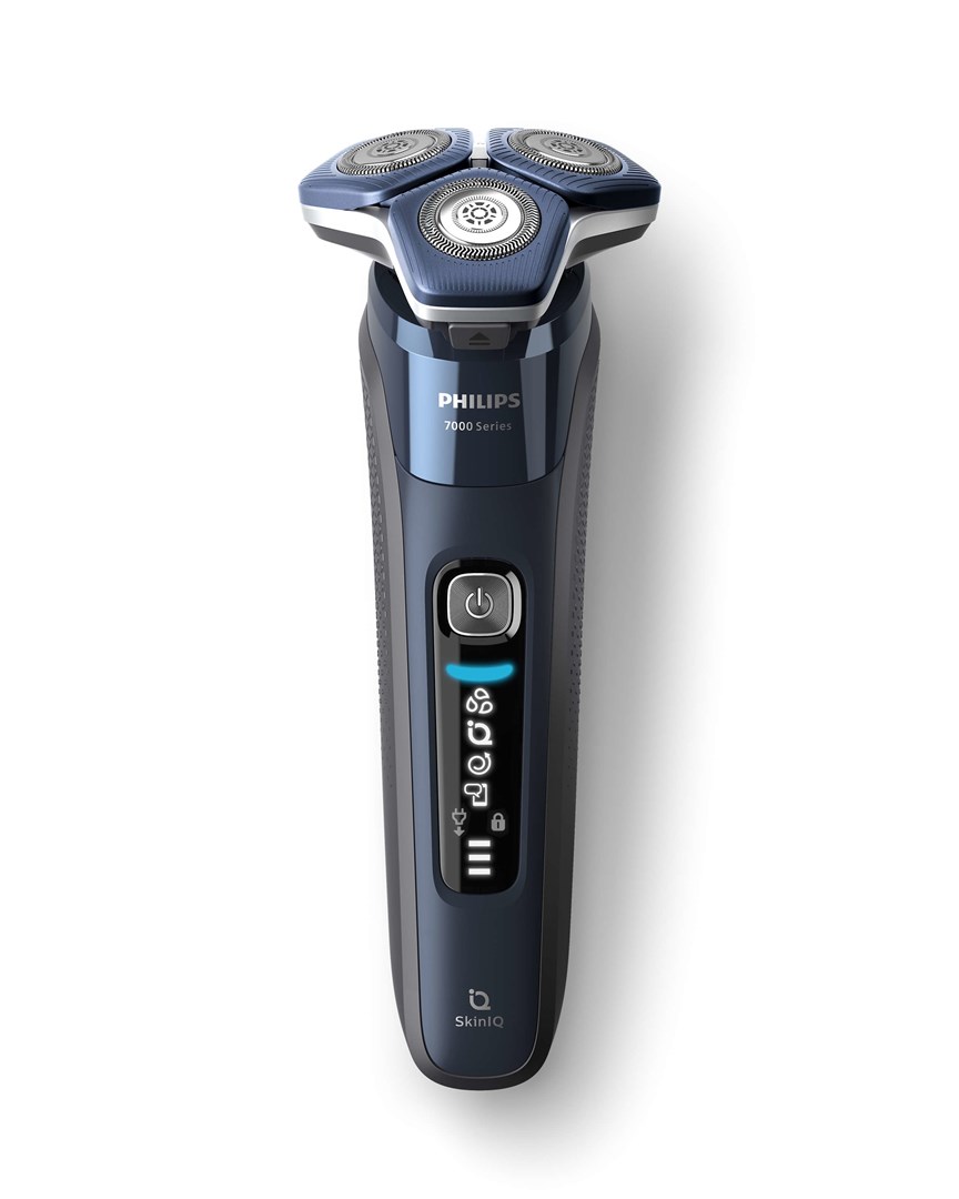 Philips SHAVER Series 7000 S7885/50 men's shaver Rotation shaver Trimmer Black, Blue-2